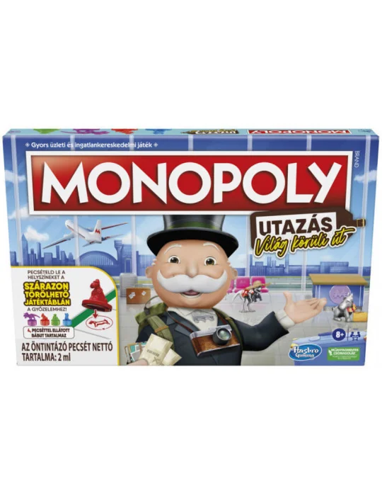 Hasbro F4007 Monopoly Utazás - Világ körüli út 