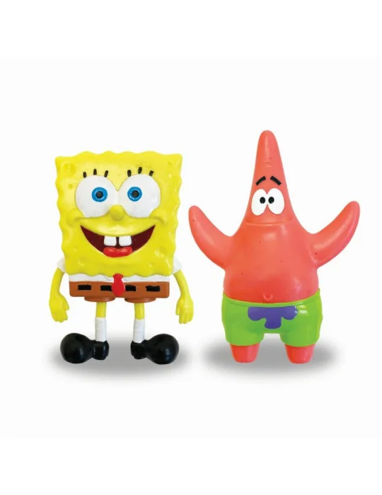Bend~EMS™ - Spongebob figúrkay - Spongebob a Patrick 12 cm