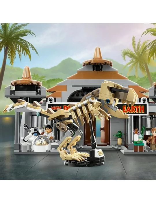 LEGO 76961 JURASIC WORLD Stredisko pre návštevníkov: útok T-rexa a raptora
