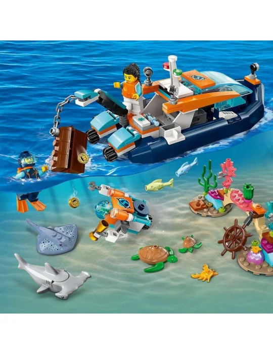 LEGO 60377 CITY Prieskumná ponorka potápačov