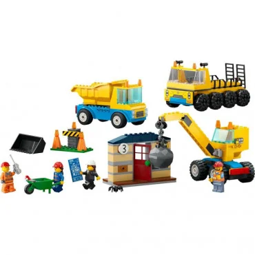 LEGO 60391 CITY Stavebná dodávka a demolačný žeriav