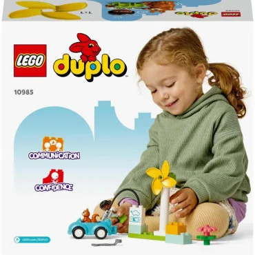 LEGO 10985 DUPLO Veterná turbína a elektromobil