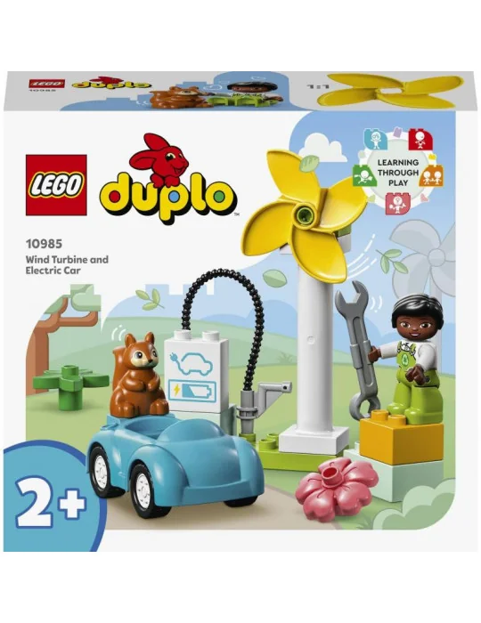 LEGO 10985 DUPLO Veterná turbína a elektromobil
