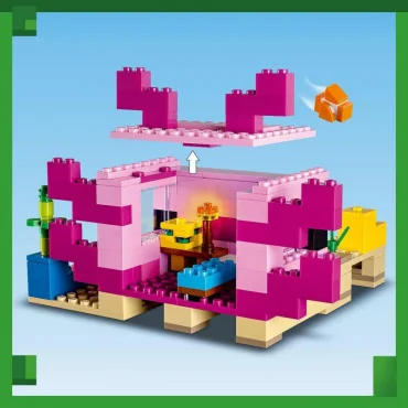 LEGO 21247 MINECRAFT Dom axolotlov