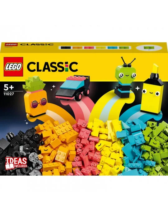 LEGO 11027 CLASSIC neónová kreatívna zábava
