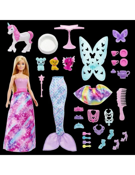 Barbie rozprávkový adventný kalendár 2023