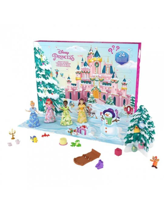 Mattel Disney princess Adventný kalendár s malými bábikami 2023