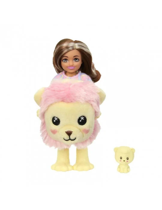 Mattel HKR17 Barbie Cutie reveal Chelsea bábika pastelová edícia Lev