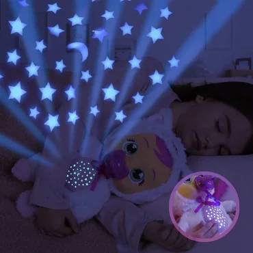 CRY BABIES interaktívna bábika Dobrú noc Daisy Hviezdna obloha