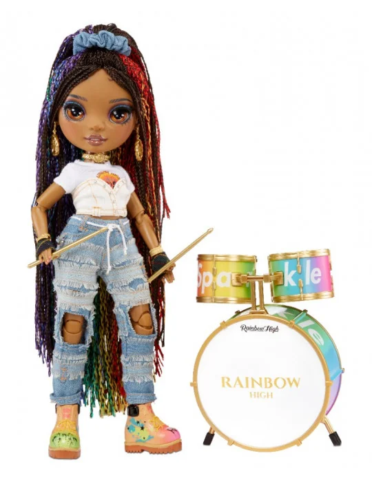 Rainbow High 423324 Rockstar bábika Vanessa Tempo