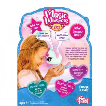 My Fuzzy Friends: Magic Whispers suttogó cica interaktív plüssfigura - Skye
