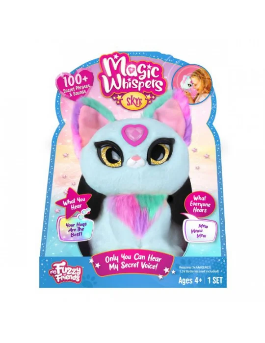 My Fuzzy Friends: Magic Whispers suttogó cica interaktív plüssfigura - Skye