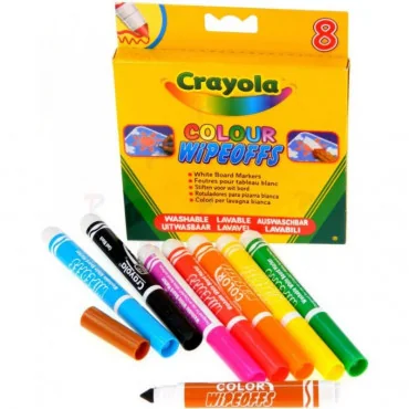 Crayola 8223 Hrubé umývateľné fixky na tabuľu 8 ks