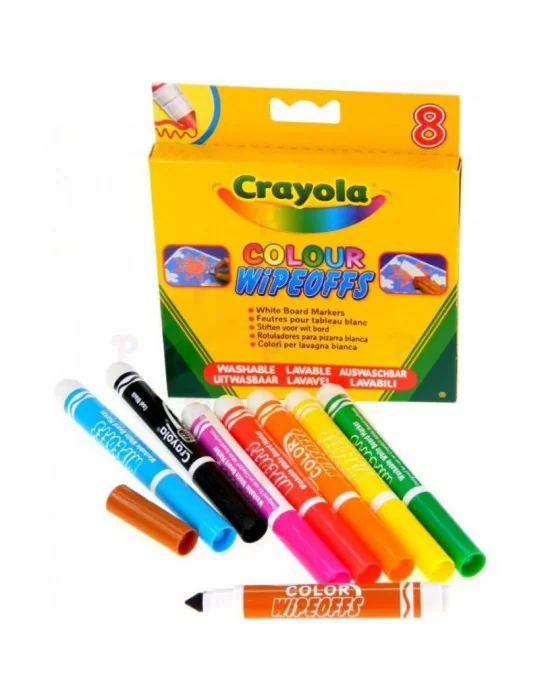 Crayola 8223 Hrubé umývateľné fixky na tabuľu 8 ks
