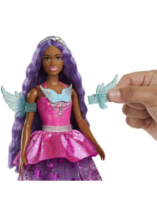 Mattel HLC33 Barbie a dotyk kúzla bábika Brooklyn 