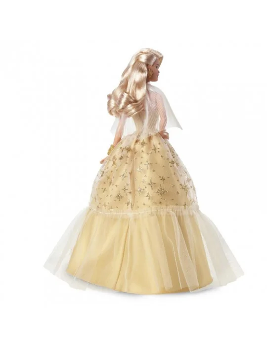 Mattel HJX04 Barbie Vianočná bábika blondínka 2023 