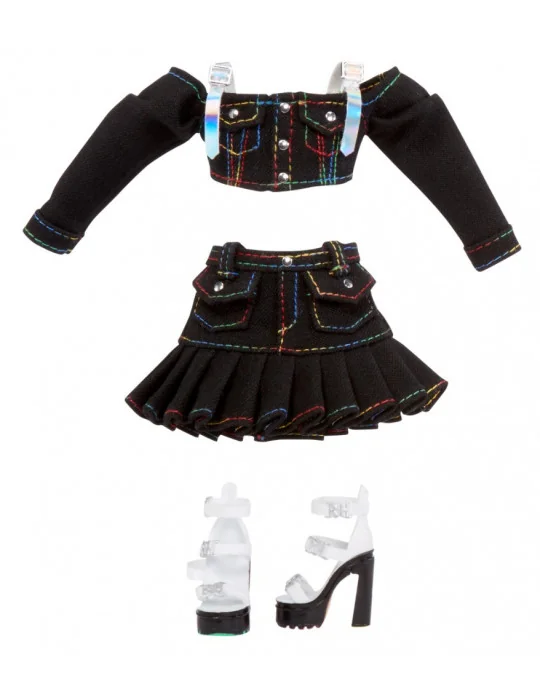 MGA 590798 Rainbow High Junior Fashion bábika -Avery Styles