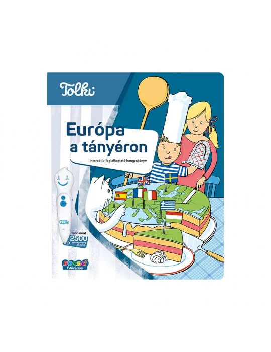 Tolki Interaktív foglalkoztató hangoskönyv - Európa a tányéron