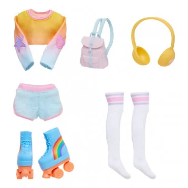 MGA 503477 Rainbow High Fashion set - oblečenie pre bábiku - 6 druhov