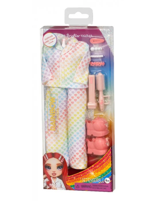MGA 503477 Rainbow High Fashion set - oblečenie pre bábiku - 6 druhov