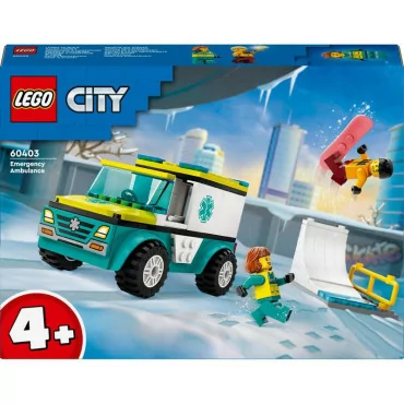 LEGO 60403 CITY Sanitka a snowbordista
