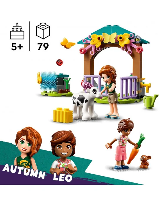 LEGO 42607 FRIENDS Autumn a jej stajňa pre teliatko