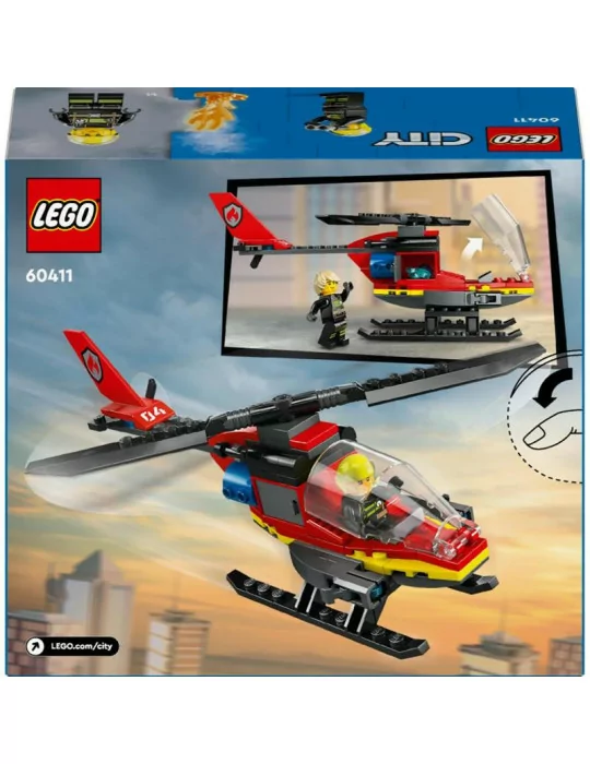 LEGO 60411 CITY Hasičský záchranný vrtuľník
