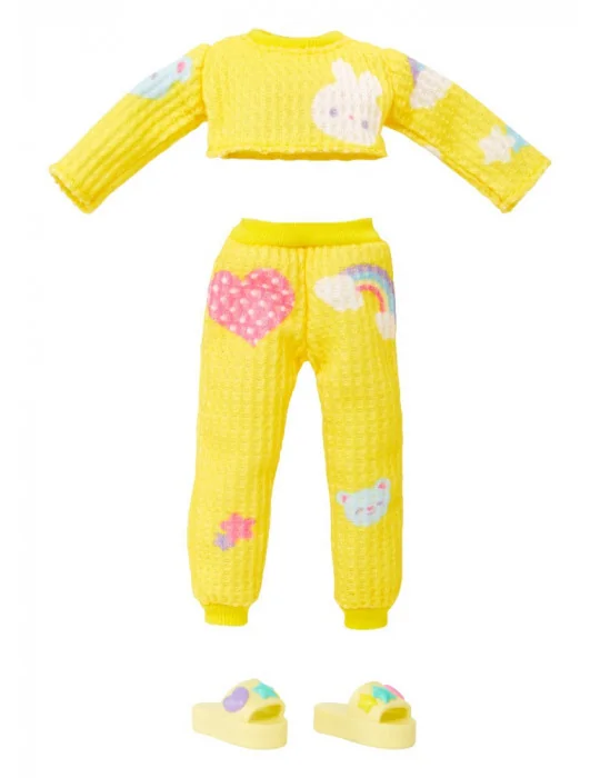 MGA 503682 Rainbow High Junior Fashion bábika v pyžamku - Sunny Madison