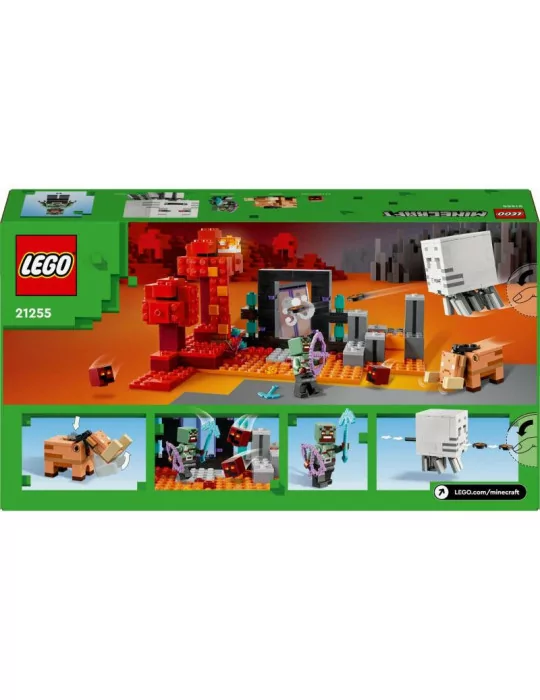 LEGO 21255 MINECRAFT Prepadnutie portálu do Netheru