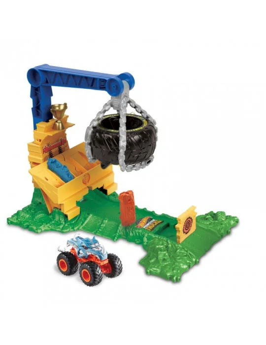 Mattel HTP18 Hot Wheels Monster Trucks Aréna: Výzva pre Rhinomita herný set