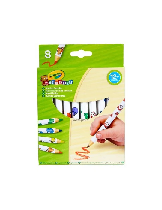 Crayola Mini Kids 81-0008 Hrubé prírodné farebné ceruzky 8 ks