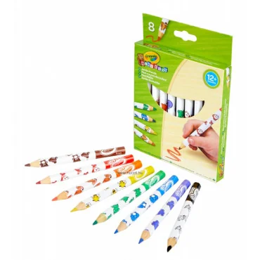 Crayola Mini Kids 81-0008 Hrubé prírodné farebné ceruzky 8 ks