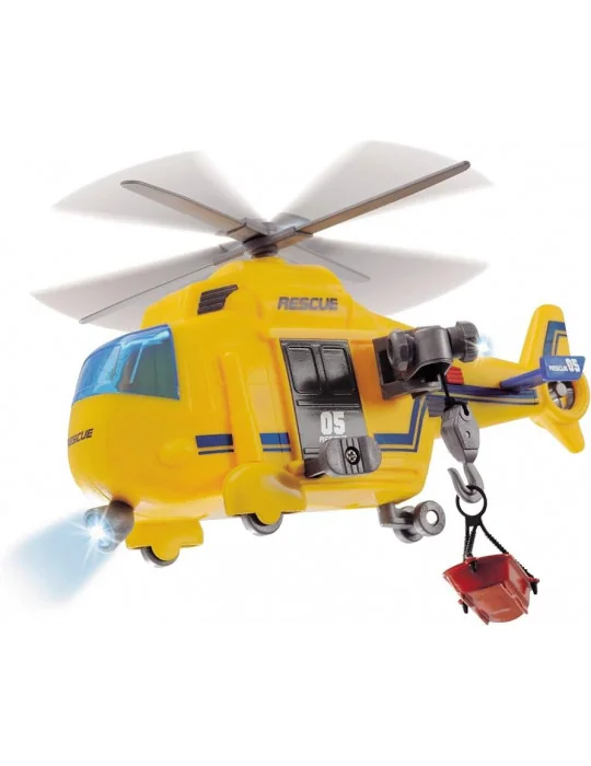 Dickie 203302003 Kids Action Series Rescue Helicoptéra