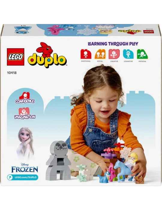 LEGO 10418 DUPLO Elsa a Bruni v začarovanom lese 