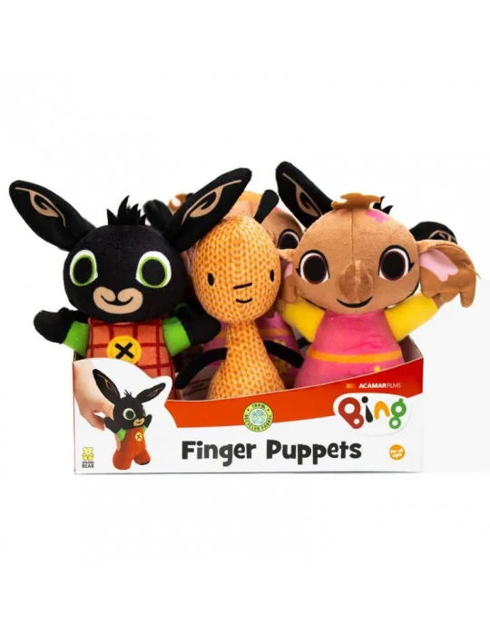 Bing Plyšový zajačik Bing a jeho kamaráti - prstové bábky Bing 