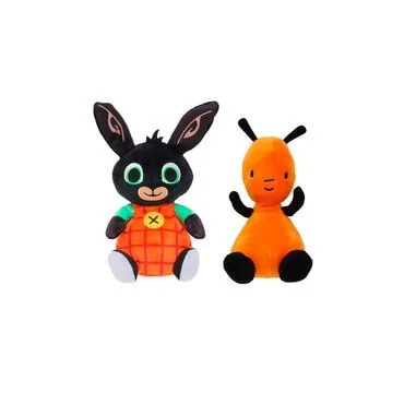 Bing Plyšový zajačik Bing a jeho kamaráti - Cuddly Bean 16 cm Flop