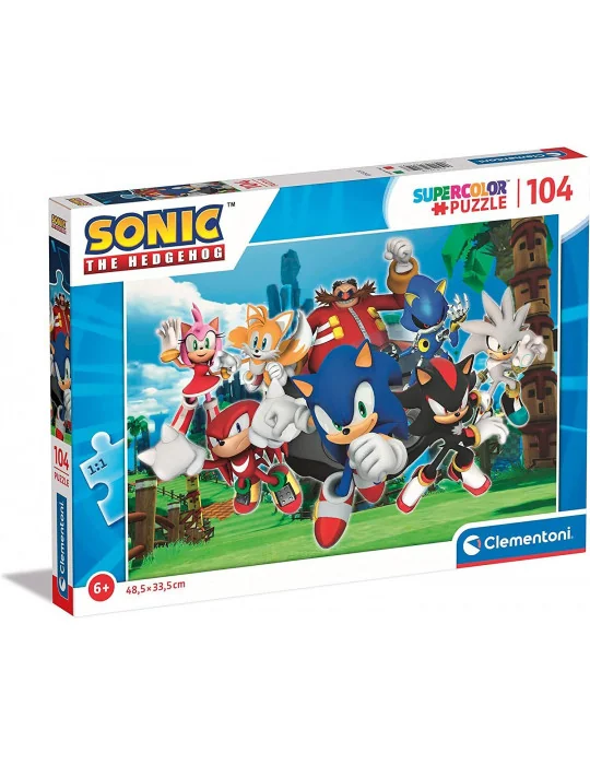 Clementoni 27159 Puzzle 104 dielov Sonic the Hodgehog