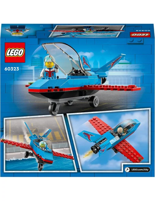 LEGO 60323 CITY Kaskadérske lietadlo