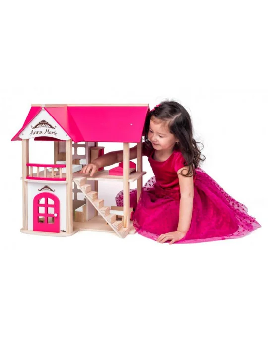 Woody 91874 Drevený domček pre bábiky Vila Anna Marie