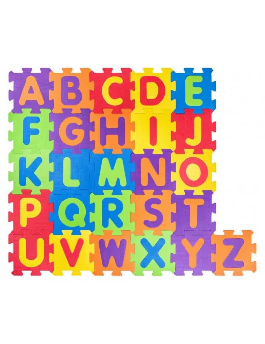 Plastica 91628 Penové puzzle koberec - Abeceda 52 ks