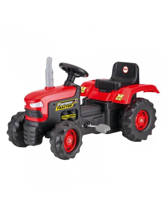Dolu 8050 Veľký šliapací traktor červený