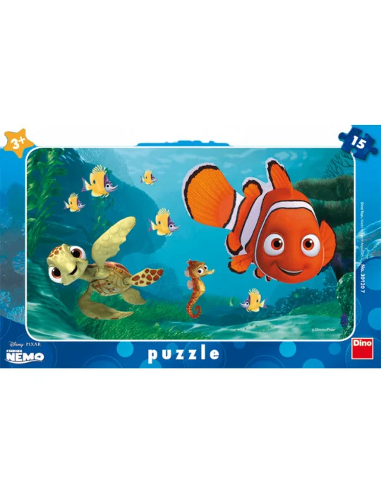 Dino 32301207 Puzzle WD Nemo a korytnačka 15 ks