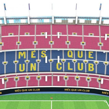 Nanostad BASIC: SPAIN - Camp Nou FC Barcelona puzzle 3D 80 dielov