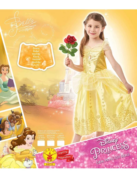 Rubies 640710S - Kostým Princezná kráska Belle 98 - 104 cm