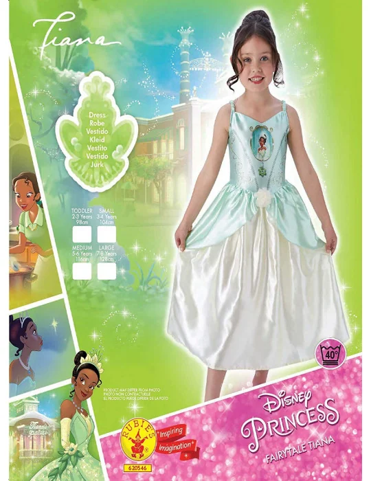 Rubies 620546S - Kostým Disney princezná Tiana 98 - 104