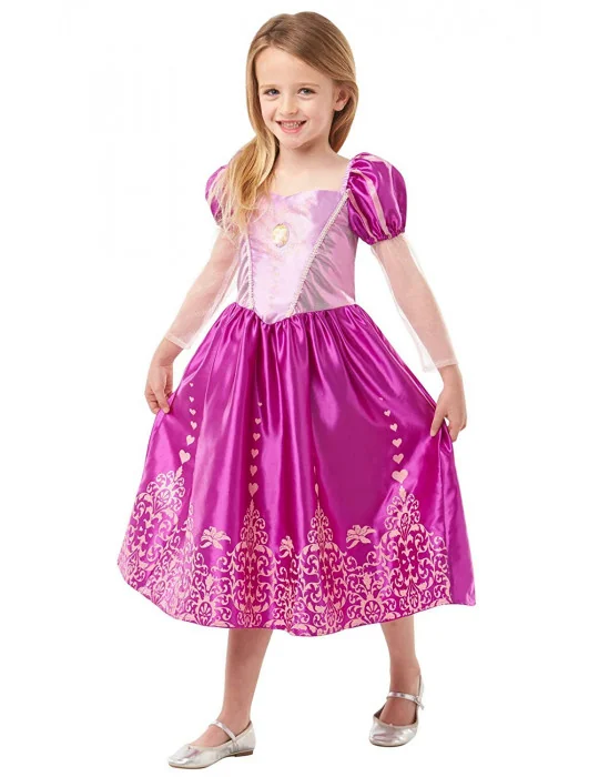 Rubies 640722L - Kostým Disney princezná Rapunzel - Princezná na vlásku 122 - 128