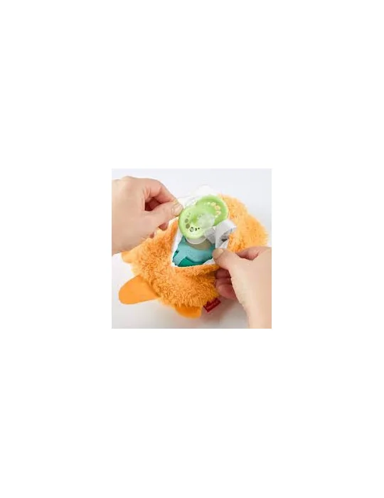 Mattel GNP46-GJD29 Fisher-Price Clipimals držiak na cumlík - oranžová plyšová vydra