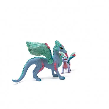 Schleich 70592 mýtické bytosti kvetinový drak s mláďaťom