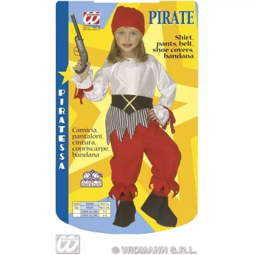 Widmann 4380H - Kostým pirátka 110 - 116 XS