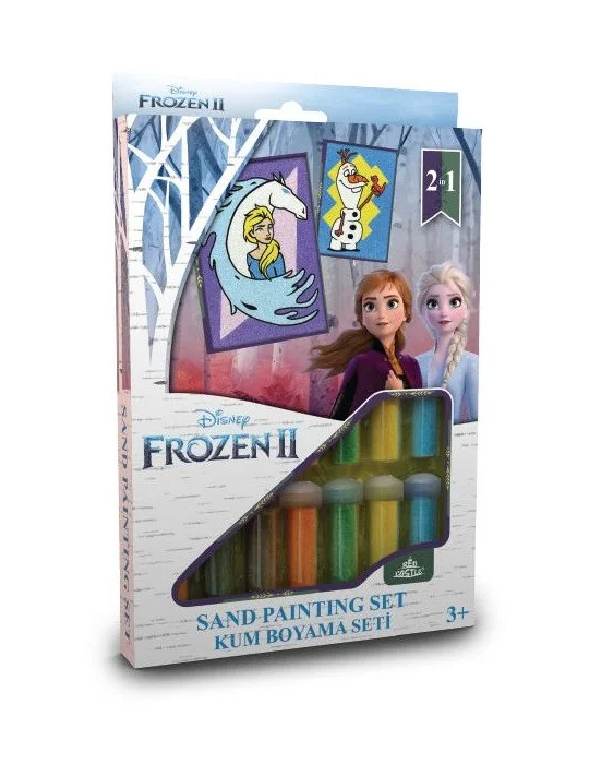 Pieskovanie obrázkov 2v1 Frozen 2 - Ľadové kráľovstvo 